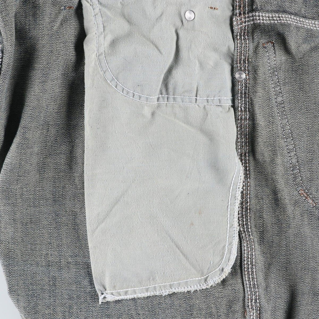 Dickies denim painter pants for men, equivalent to W35 cotton blue type Vintage Second Hand