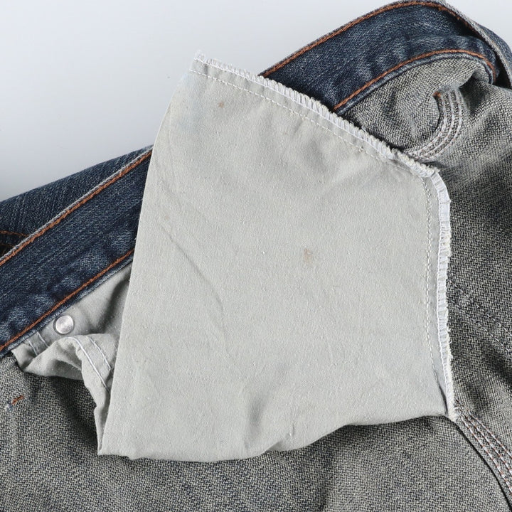 Dickies denim painter pants for men, equivalent to W35 cotton blue type Vintage Second Hand