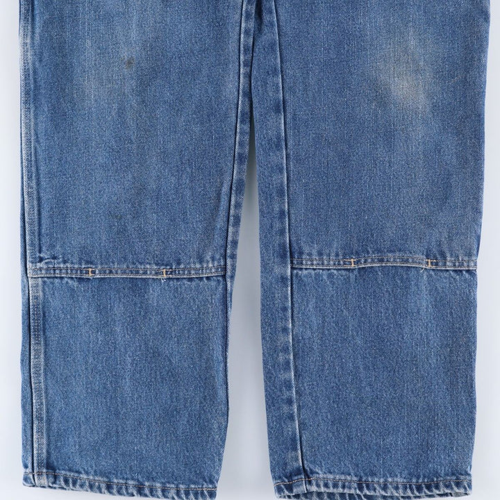 Dickies Double Knee Denim Painter Pants, Men's Size W34 (approx.) cotton blue type Vintage Second Hand