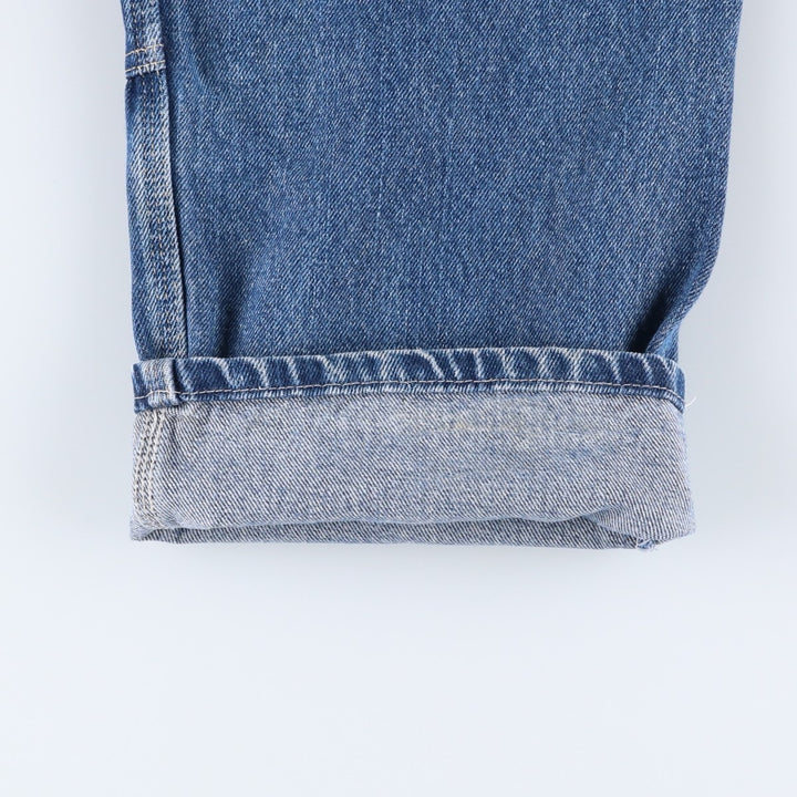 Dickies Double Knee Denim Painter Pants, Men's Size W34 (approx.) cotton blue type Vintage Second Hand