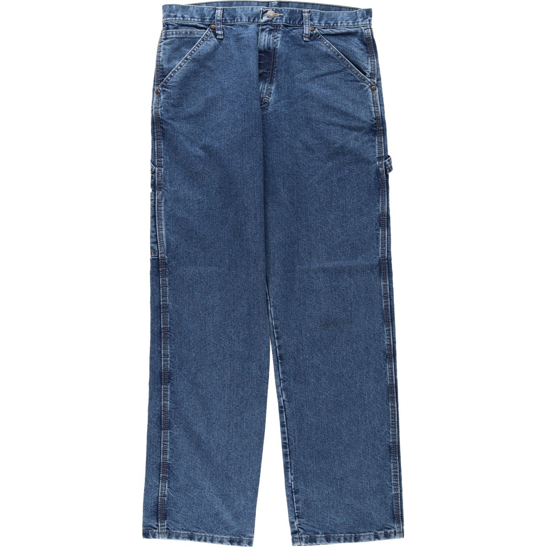00'S Wrangler CARPENTER denim painter pants for men, equivalent to W33 cotton blue type Vintage Second Hand