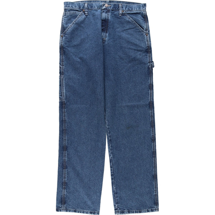 00'S Wrangler CARPENTER denim painter pants for men, equivalent to W33 cotton blue type Vintage Second Hand