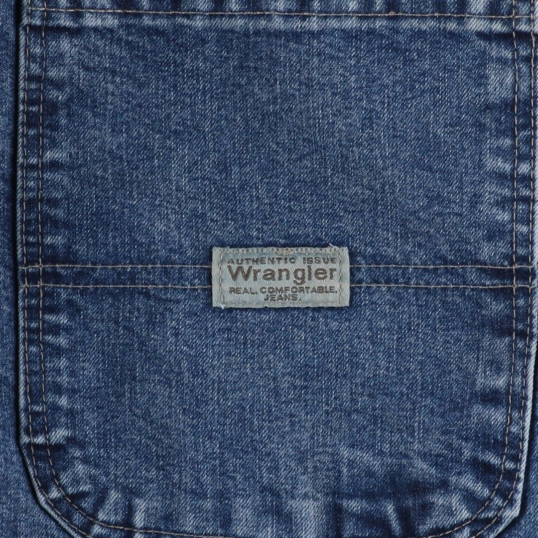 00'S Wrangler CARPENTER denim painter pants for men, equivalent to W33 cotton blue type Vintage Second Hand