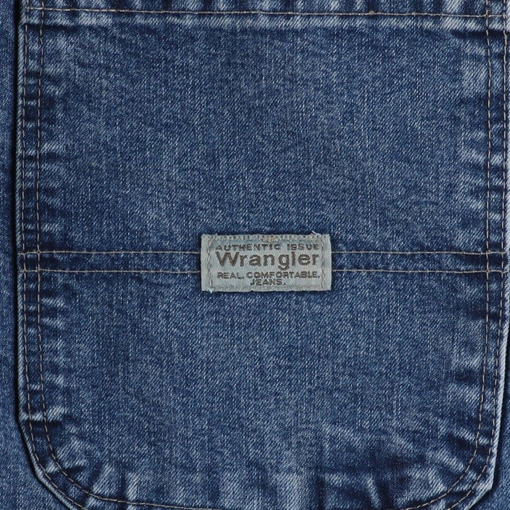 00'S Wrangler CARPENTER denim painter pants for men, equivalent to W33 cotton blue type Vintage Second Hand