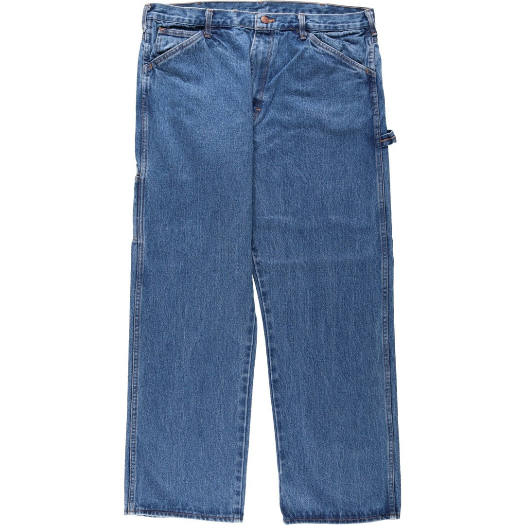 Round House denim painter pants, made in the USA, men's size W37 (approx.). cotton blue type Vintage Second Hand