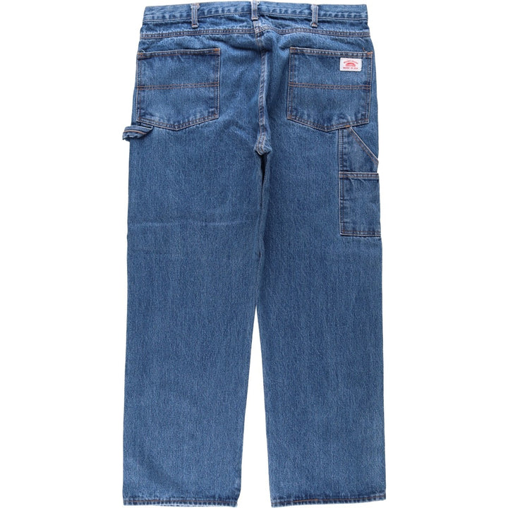 Round House denim painter pants, made in the USA, men's size W37 (approx.). cotton blue type Vintage Second Hand
