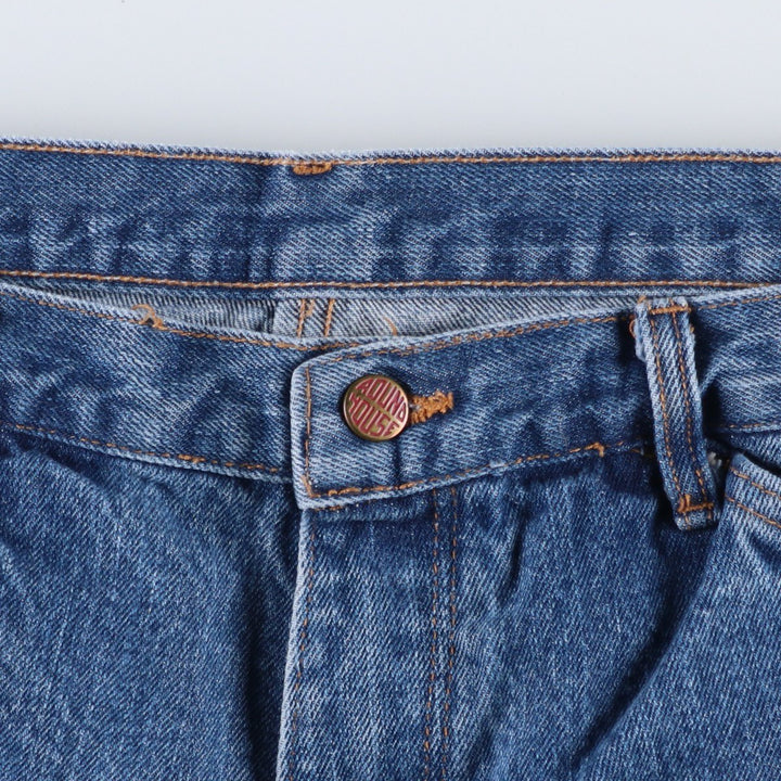 Round House denim painter pants, made in the USA, men's size W37 (approx.). cotton blue type Vintage Second Hand