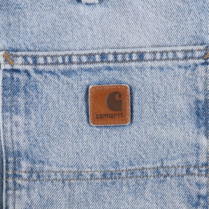 Carhartt Dungaree Fit Denim Painter Pants, Men's W33 (approx.) cotton blue type Vintage Second Hand