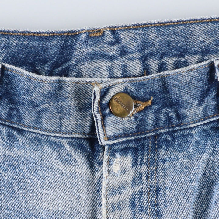 Carhartt Dungaree Fit Denim Painter Pants, Men's W33 (approx.) cotton blue type Vintage Second Hand
