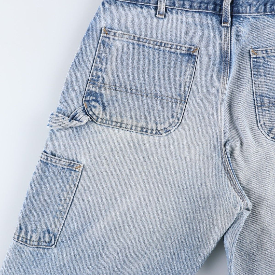 Carhartt Dungaree Fit Denim Painter Pants, Men's W33 (approx.) cotton blue type Vintage Second Hand