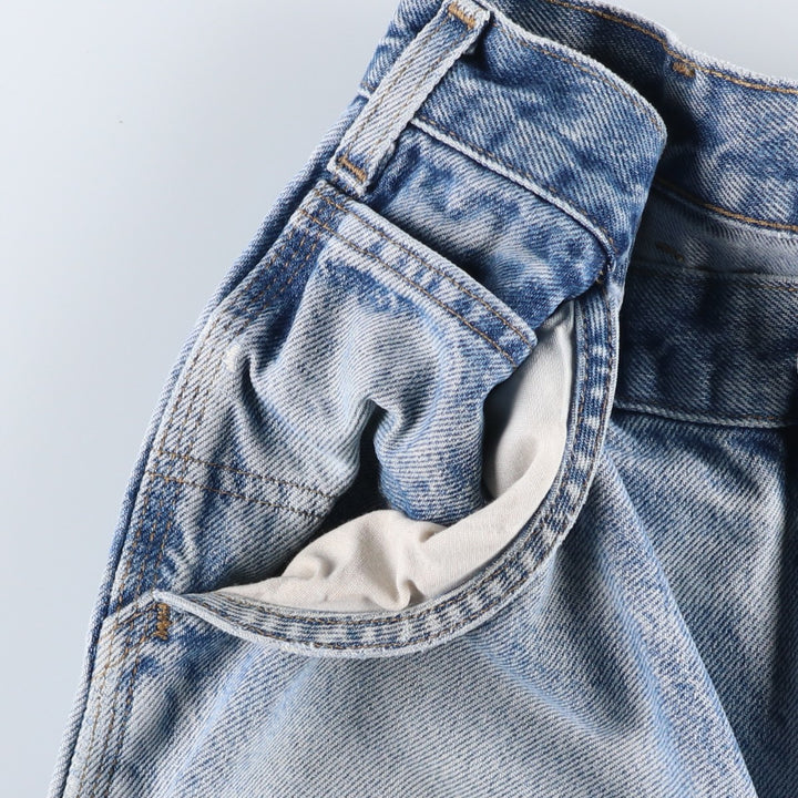 Carhartt Dungaree Fit Denim Painter Pants, Men's W33 (approx.) cotton blue type Vintage Second Hand