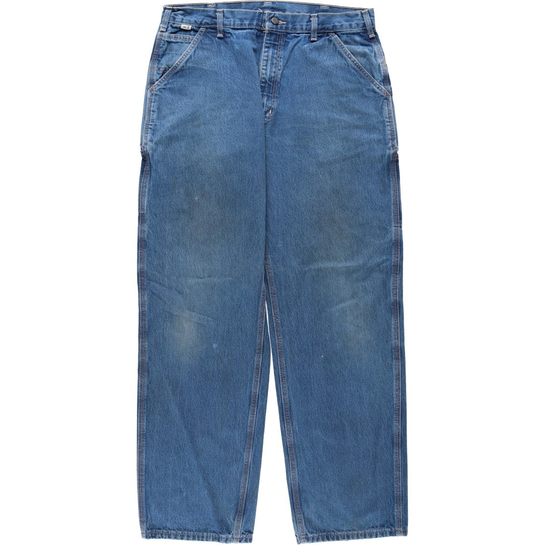 Carhartt FR Series Dungaree Fit Denim Painter Pants, Men's W36 (approx.) cotton blue type Vintage Second Hand