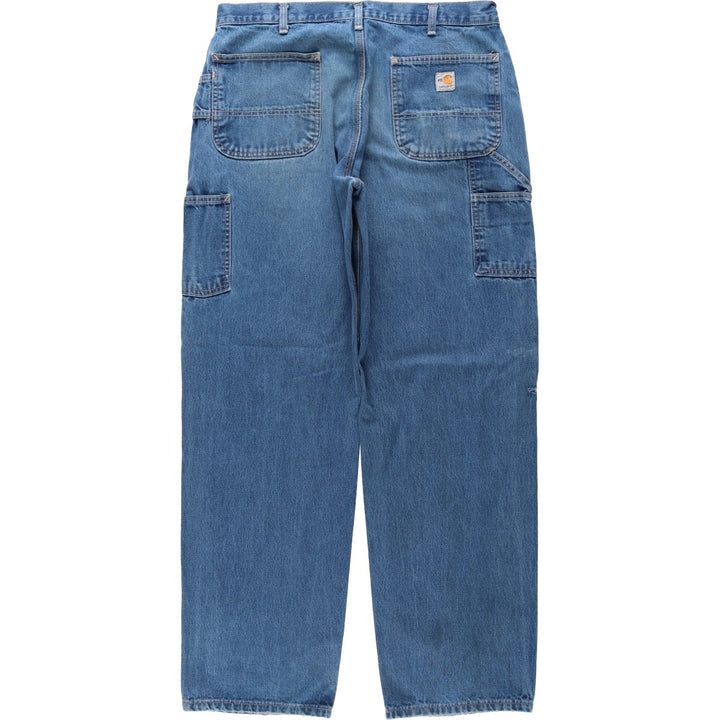 Carhartt FR Series Dungaree Fit Denim Painter Pants, Men's W36 (approx.) cotton blue type Vintage Second Hand