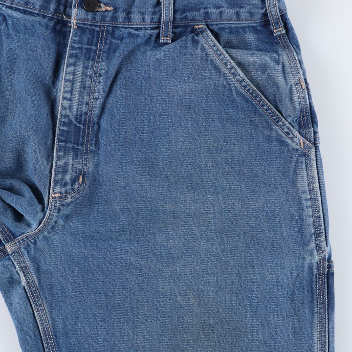 Carhartt FR Series Dungaree Fit Denim Painter Pants, Men's W36 (approx.) cotton blue type Vintage Second Hand