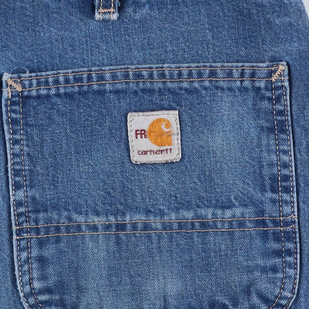 Carhartt FR Series Denim Painter Pants, Men's Size W36 (approx.) cotton blue type Vintage Second Hand