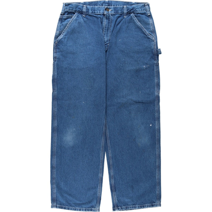 Carhartt Dungaree Fit Denim Painter Pants, Men's, W36 equivalent cotton blue type Vintage Second Hand