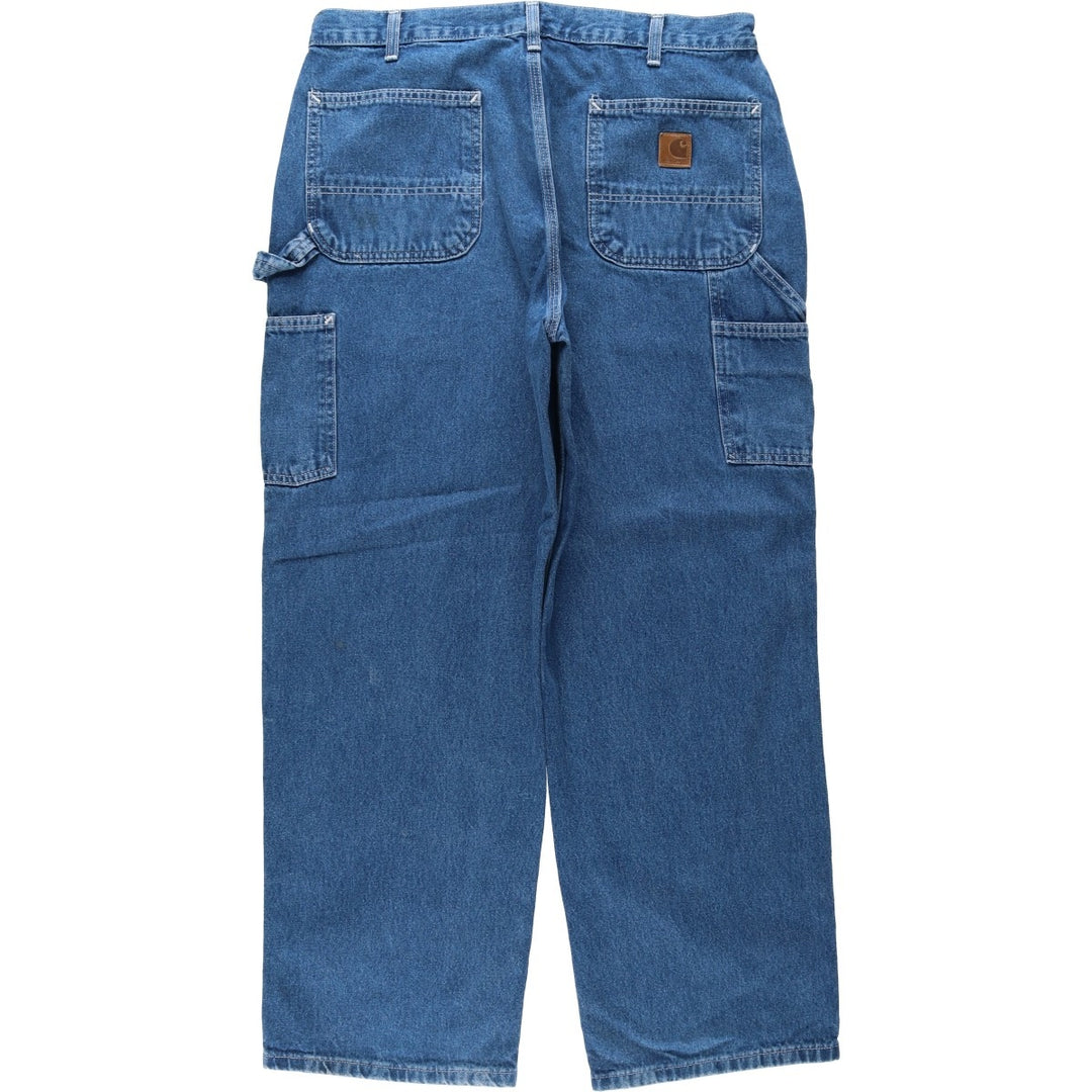 Carhartt Dungaree Fit Denim Painter Pants, Men's, W36 equivalent cotton blue type Vintage Second Hand