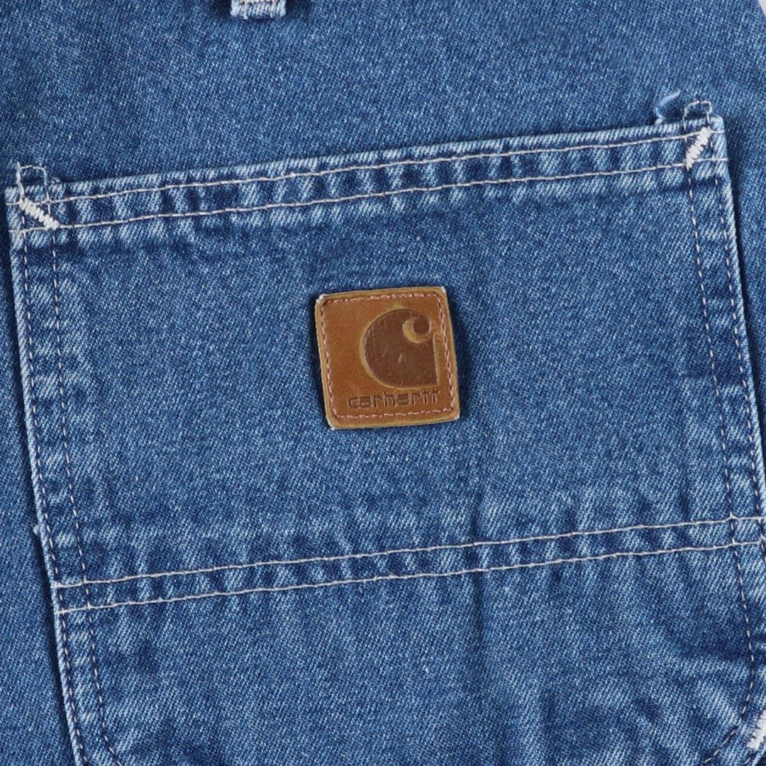 Carhartt Dungaree Fit Denim Painter Pants, Men's, W36 equivalent cotton blue type Vintage Second Hand
