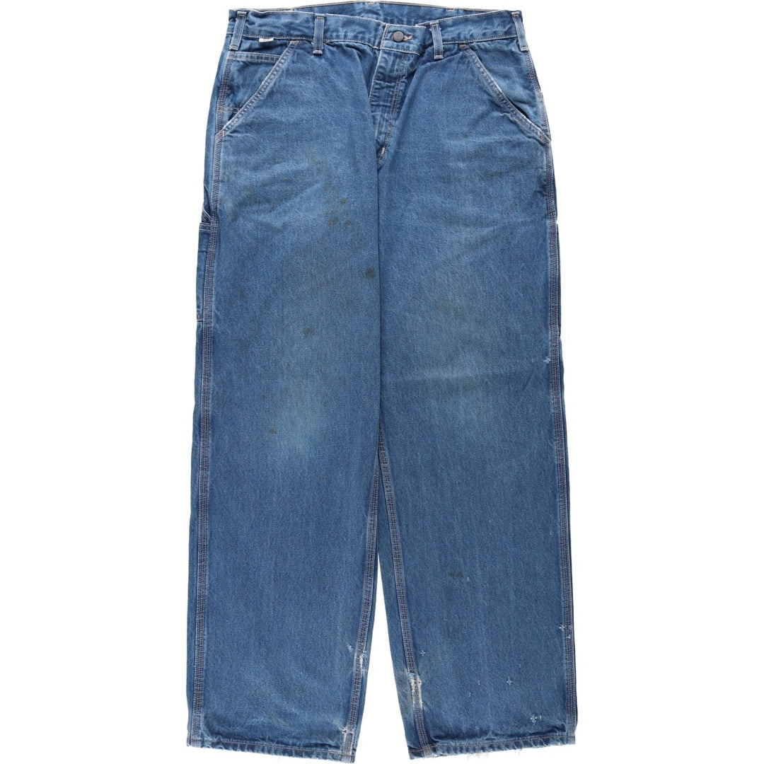 Carhartt FR Series Original Fit Denim Painter Pants, Men's W36 (approx.) cotton blue type Vintage Second Hand