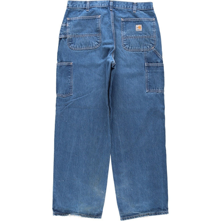 Carhartt FR Series Original Fit Denim Painter Pants, Men's W36 (approx.) cotton blue type Vintage Second Hand