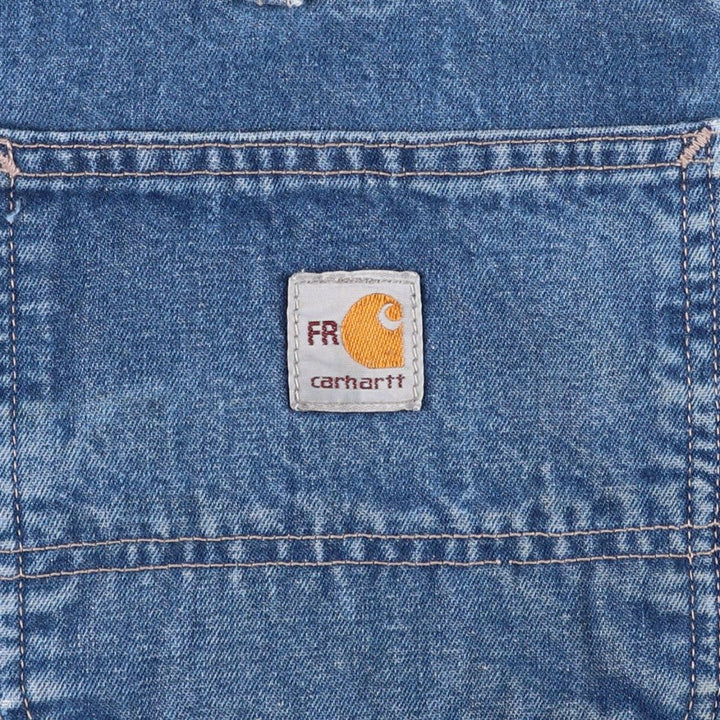 Carhartt FR Series Original Fit Denim Painter Pants, Men's W36 (approx.) cotton blue type Vintage Second Hand