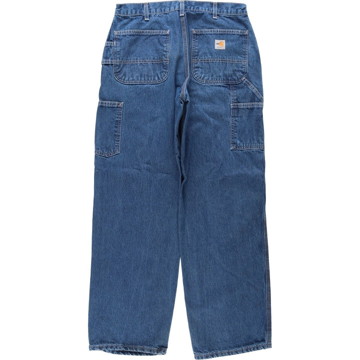 Carhartt FR Series Original Fit Denim Painter Pants, Men's W33 (approx.) cotton blue type Vintage Second Hand