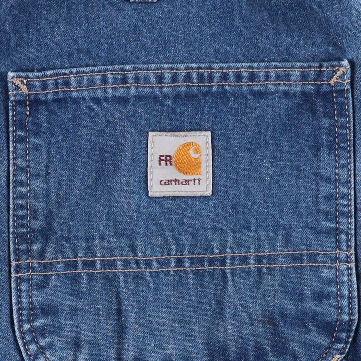 Carhartt FR Series Original Fit Denim Painter Pants, Men's W33 (approx.) cotton blue type Vintage Second Hand