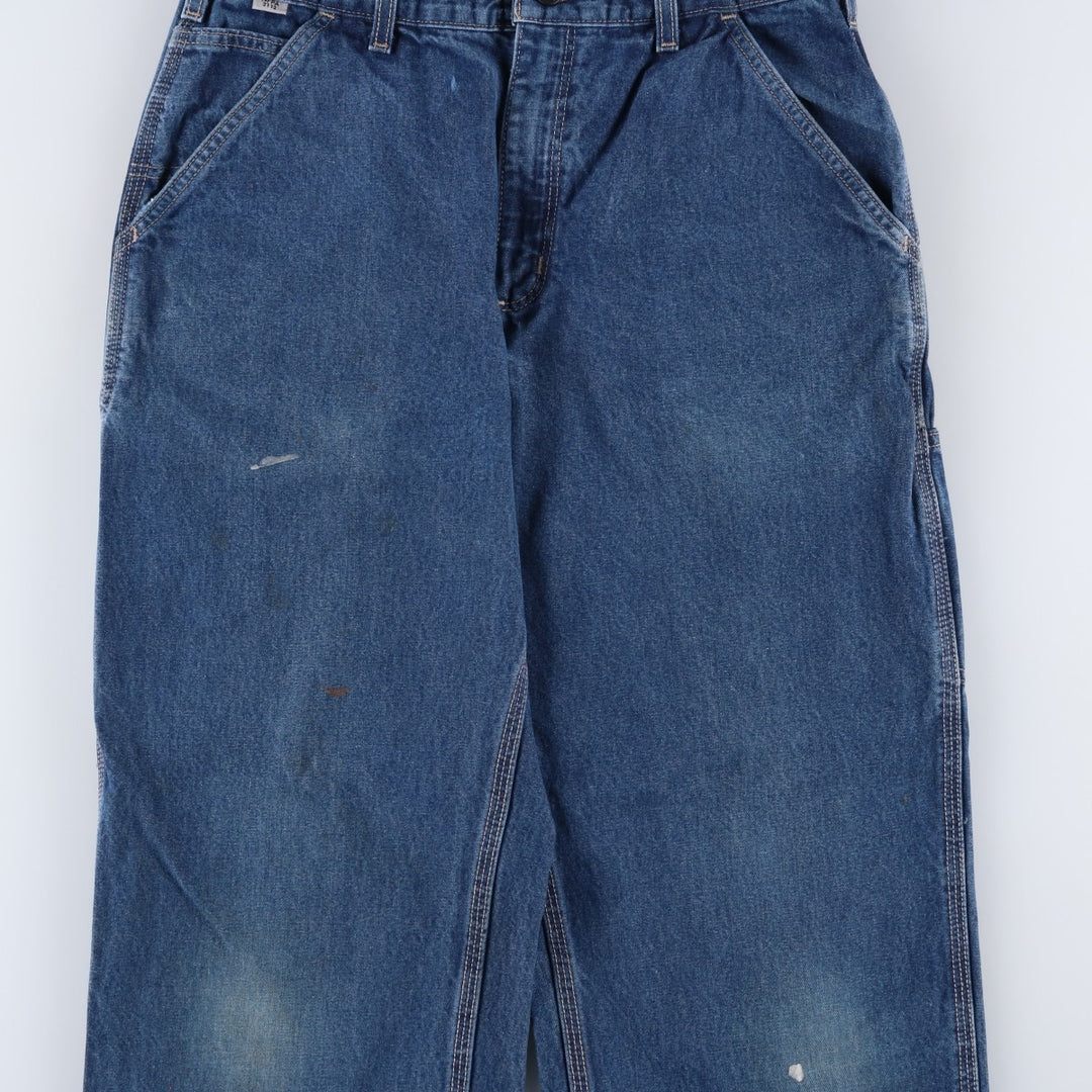 Carhartt FR Series Original Fit Denim Painter Pants, Men's W33 (approx.) cotton blue type Vintage Second Hand