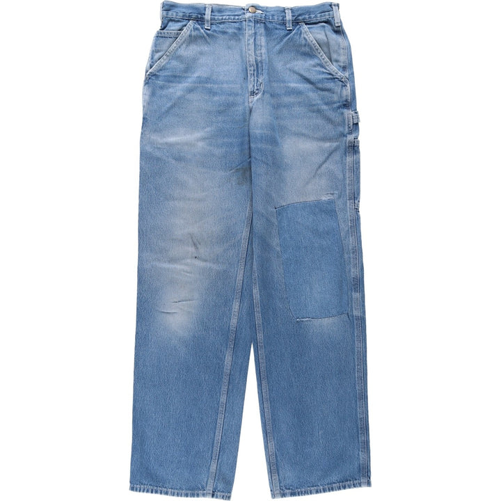 Carhartt Original Dungaree Fit Denim Painter Pants, Men's, W33 equivalent cotton blue type Vintage Second Hand