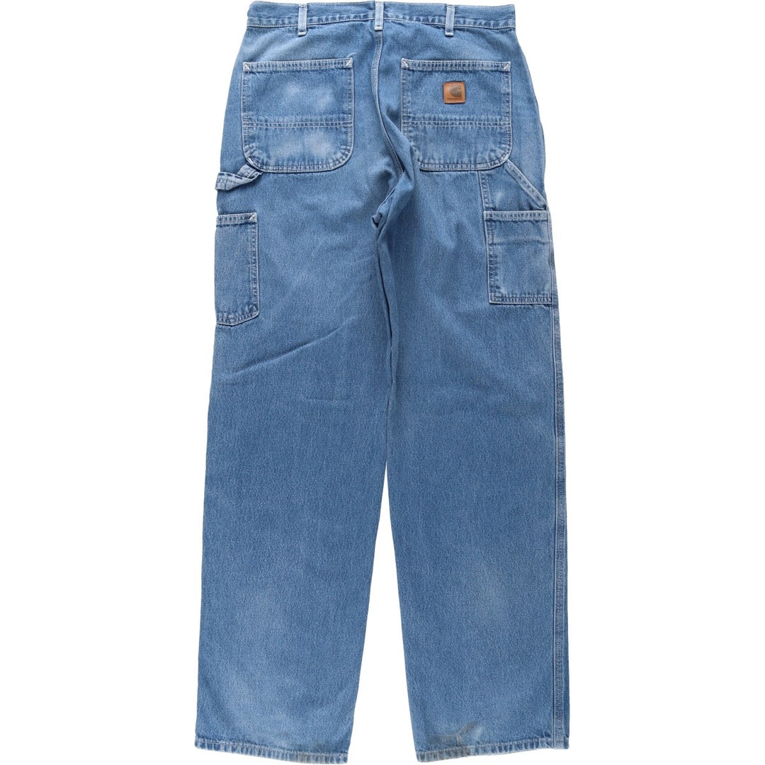 Carhartt Original Dungaree Fit Denim Painter Pants, Men's, W33 equivalent cotton blue type Vintage Second Hand