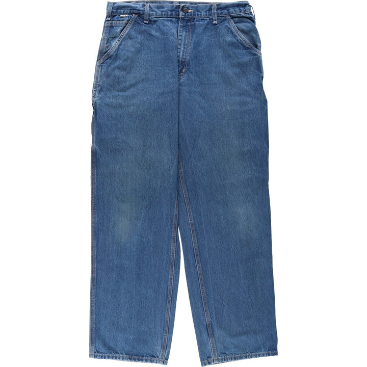 Carhartt FR Series Denim Painter Pants, Men's W35 (approx.) cotton blue type Vintage Second Hand