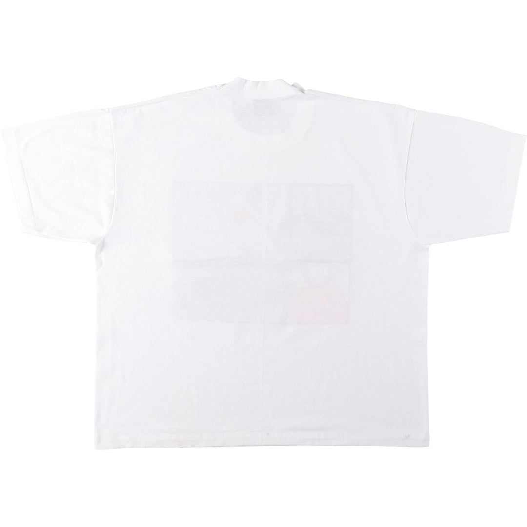 90'S Fruit of the Loom Best Printed T-shirt, Made in USA, Men's XL, Vintage cotton white type Vintage Second Hand