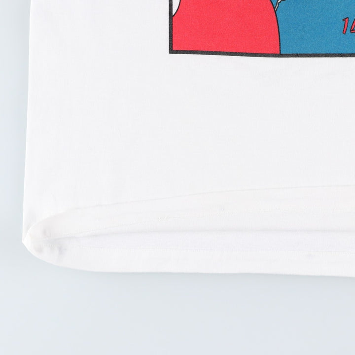 90'S Fruit of the Loom Best Printed T-shirt, Made in USA, Men's XL, Vintage cotton white type Vintage Second Hand