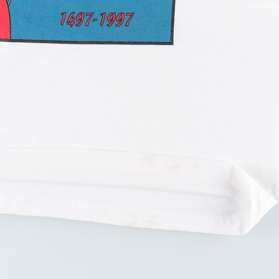 90'S Fruit of the Loom Best Printed T-shirt, Made in USA, Men's XL, Vintage cotton white type Vintage Second Hand