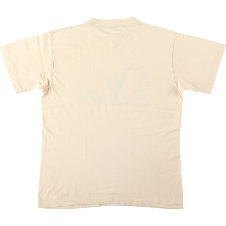 Printed T-shirt, men's size XL unclear Beige type Vintage Second Hand
