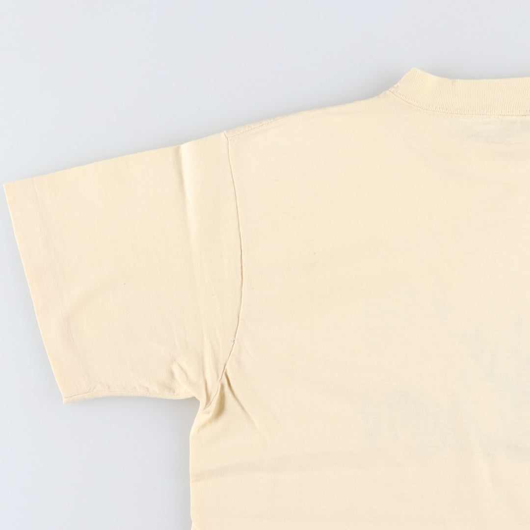 Printed T-shirt, men's size XL unclear Beige type Vintage Second Hand