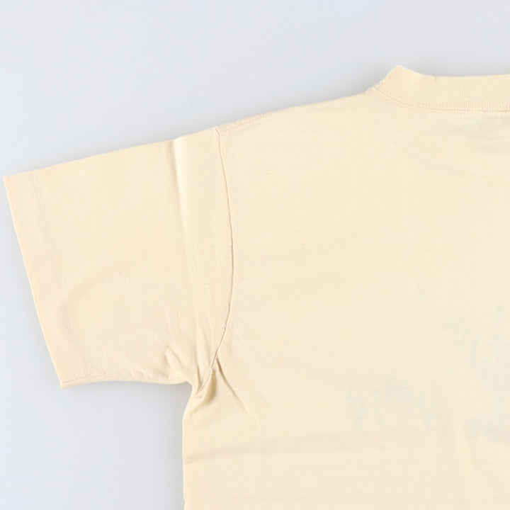 Printed T-shirt, men's size XL unclear Beige type Vintage Second Hand