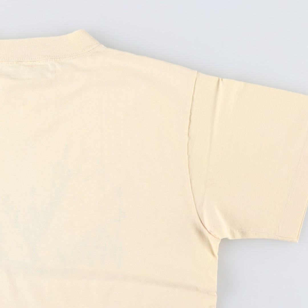 Printed T-shirt, men's size XL unclear Beige type Vintage Second Hand