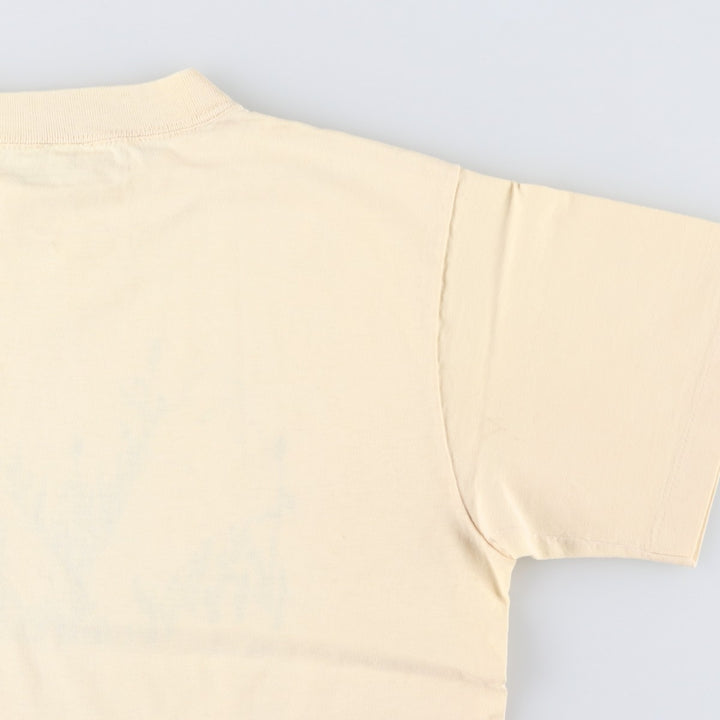 Printed T-shirt, men's size XL unclear Beige type Vintage Second Hand