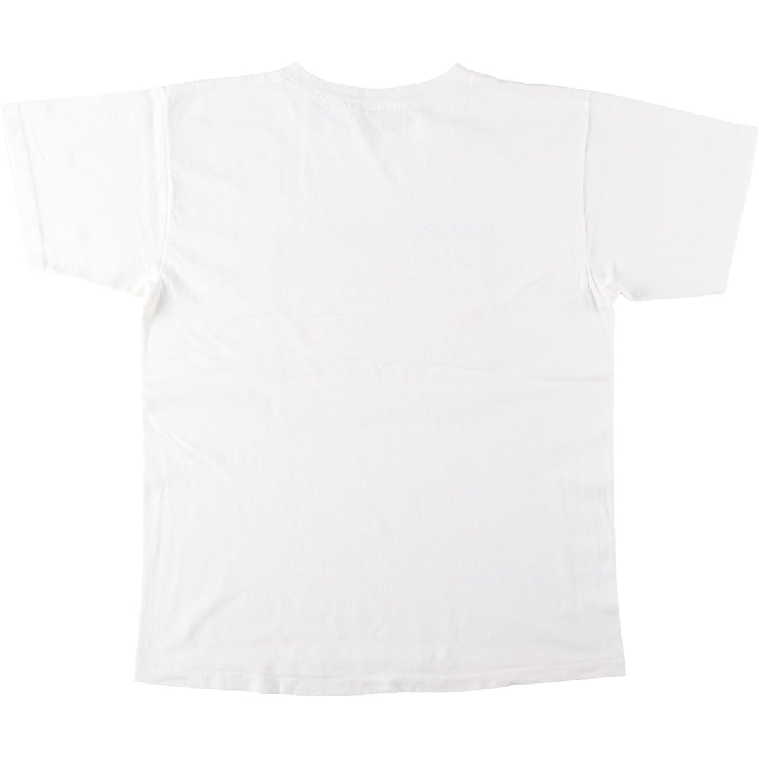 Printed T-shirt, men's size XL unclear white type Vintage Second Hand
