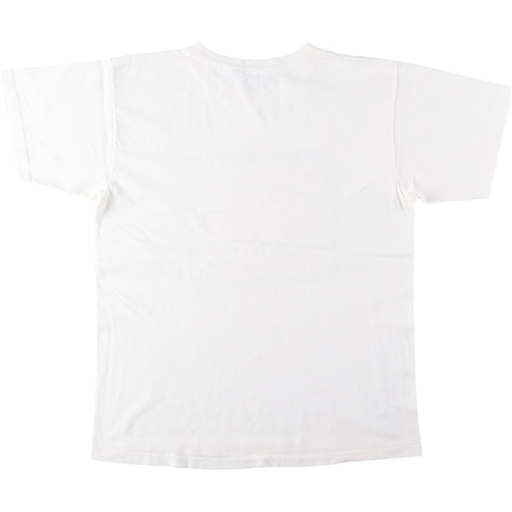 Printed T-shirt, men's size XL unclear white type Vintage Second Hand