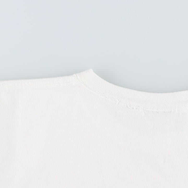 Printed T-shirt, men's size XL unclear white type Vintage Second Hand