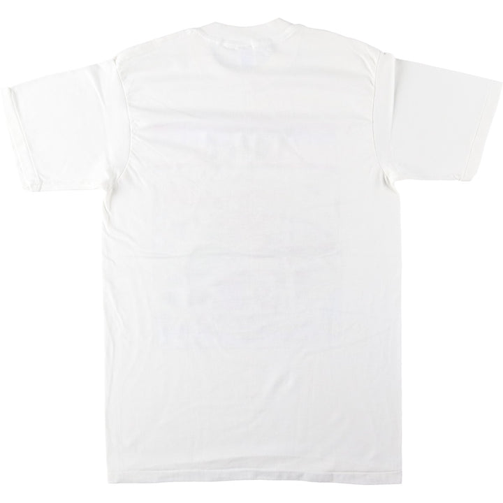 90'S Velva Sheen Print T-Shirt, Made in USA, Men's Size L (Equivalent), Vintage cotton white type Vintage Second Hand