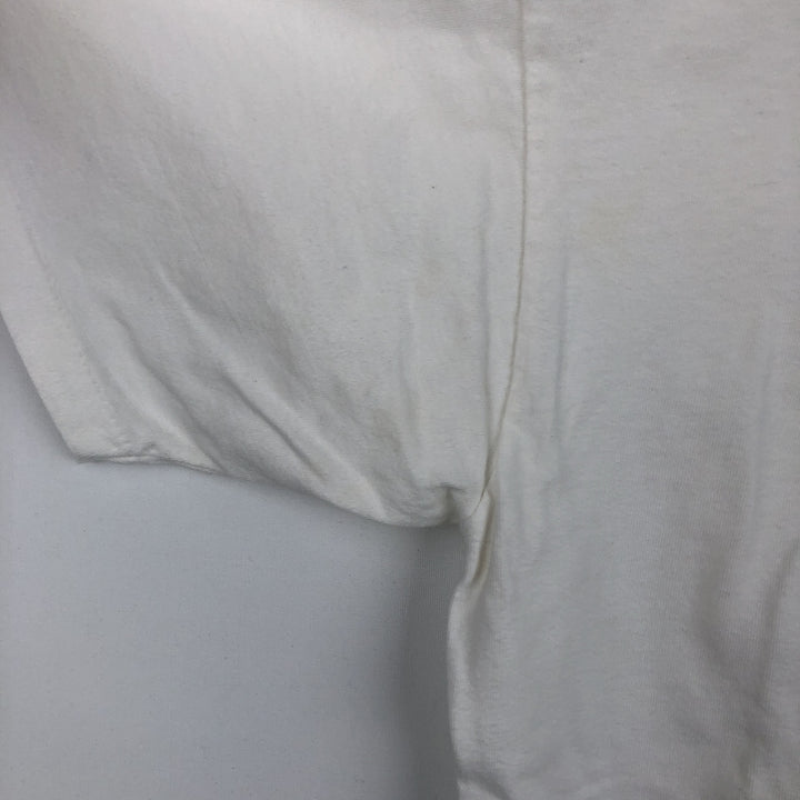 90'S LE PAYS INTERNATIONAL Flag Pattern Print T-Shirt Made in USA Men's XL Vintage cotton white type Vintage Second Hand