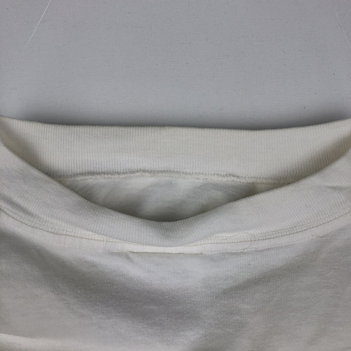 90'S LE PAYS INTERNATIONAL Flag Pattern Print T-Shirt Made in USA Men's XL Vintage cotton white type Vintage Second Hand