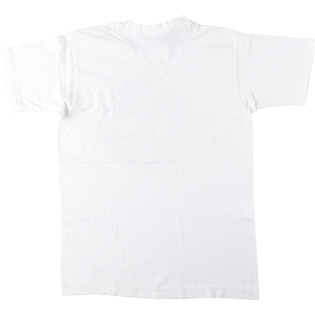 Printed T-shirt, men's size XL unclear white type Vintage Second Hand