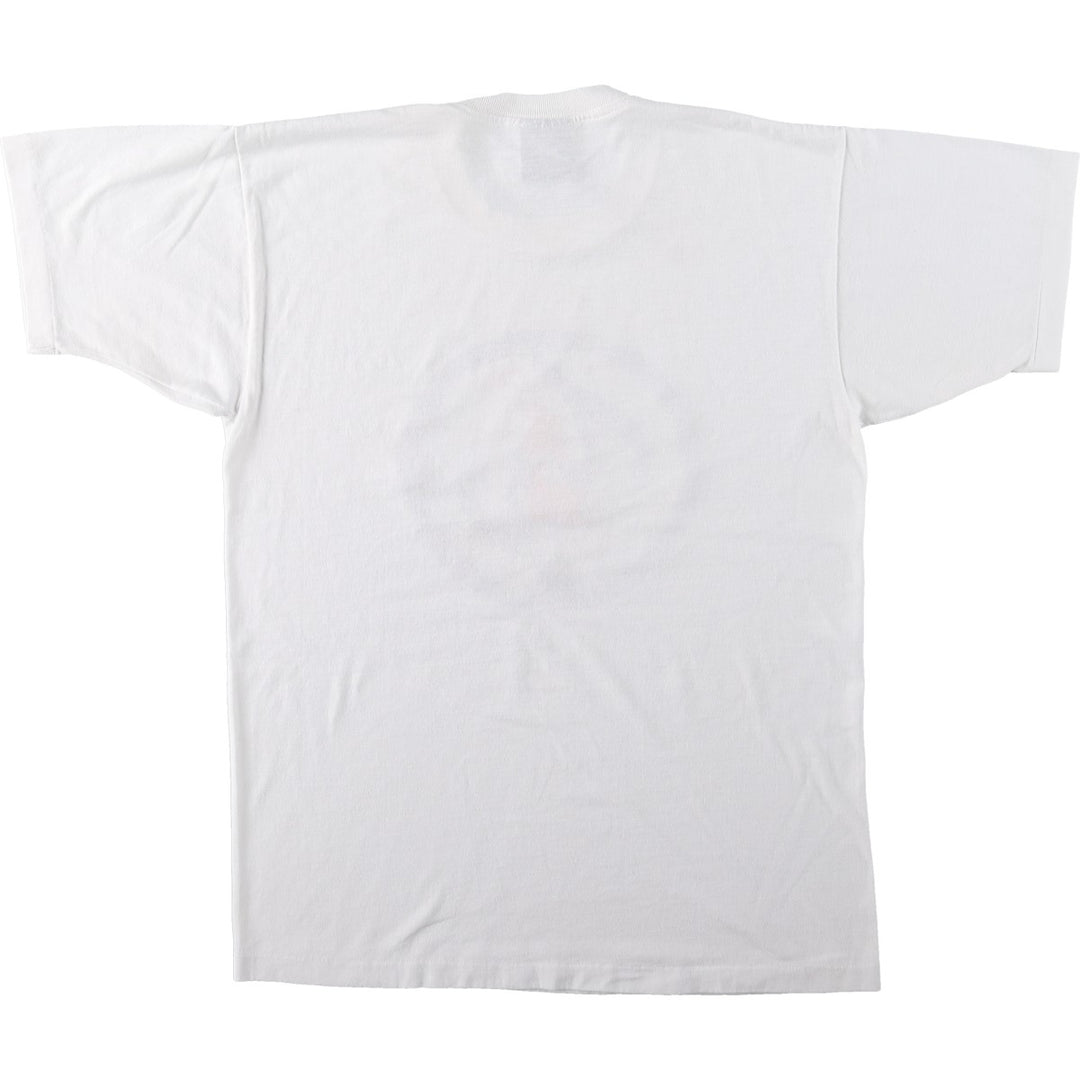 80'S College T-shirt, Men's Size M (approx.), Vintage unclear white type Vintage Second Hand