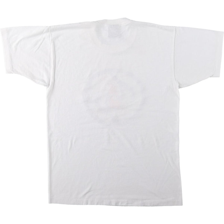 80'S College T-shirt, Men's Size M (approx.), Vintage unclear white type Vintage Second Hand