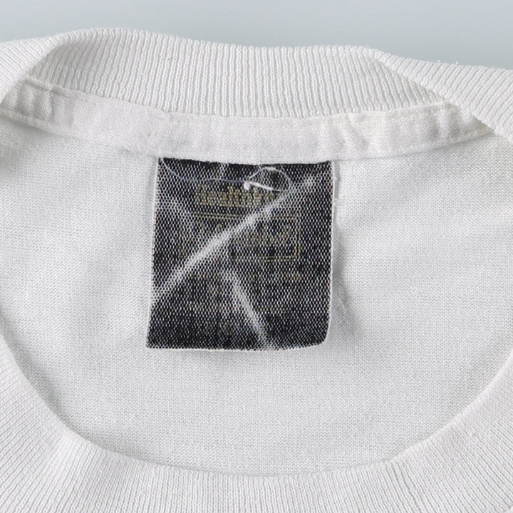 80'S College T-shirt, Men's Size M (approx.), Vintage unclear white type Vintage Second Hand