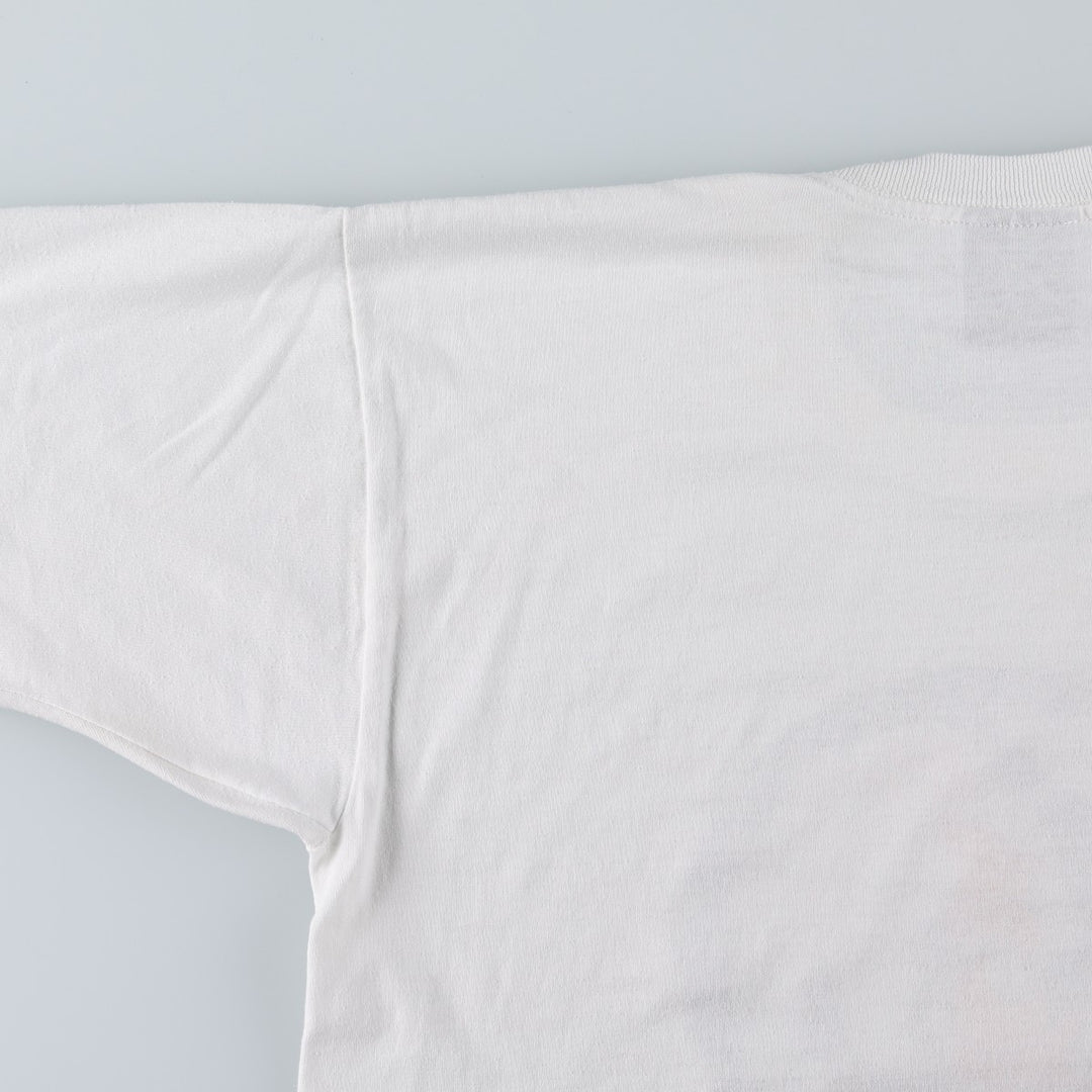 80'S College T-shirt, Men's Size M (approx.), Vintage unclear white type Vintage Second Hand